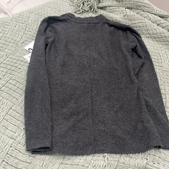 1.STATE 
Embellished Cross Front Top - Medium Heather Grey size XS - Picture 5 of 6